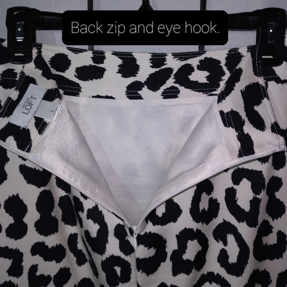 20A. Ann Taylor LOFT Cheetah Print Skirt - Picture 8 of 12